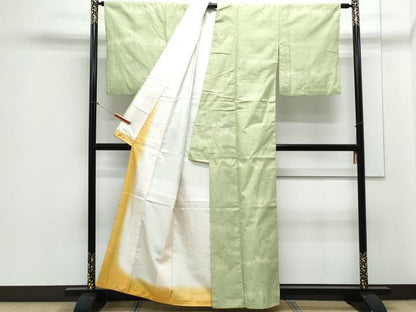 平和屋着物●紅花紬 米沢 霞文 正絹 逸品 CAAY9527th