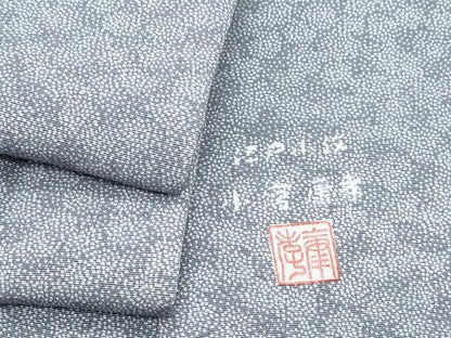 平和屋着物●人間国宝 小宮康孝　江戸小紋　ふくら雀　三越扱い　正絹　逸品　CAAY9540th