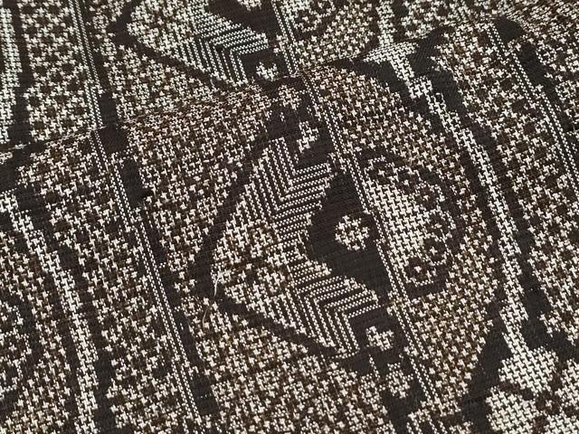 平和屋着物●本場大島紬　吉祥文　正絹　逸品　CAAY9547th