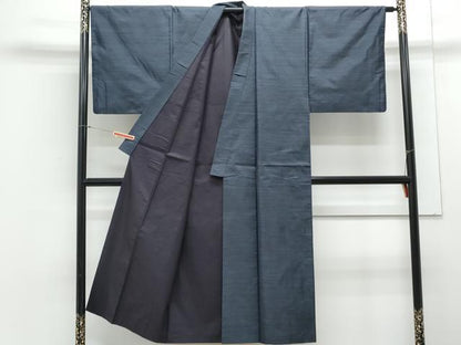 平和屋着物●男性　本場大島紬　アンサンブル　80亀甲　総詰め　正絹　逸品　CAAY9558th