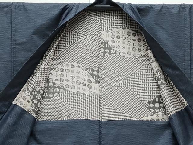 平和屋着物●男性　本場大島紬　アンサンブル　80亀甲　総詰め　正絹　逸品　CAAY9558th