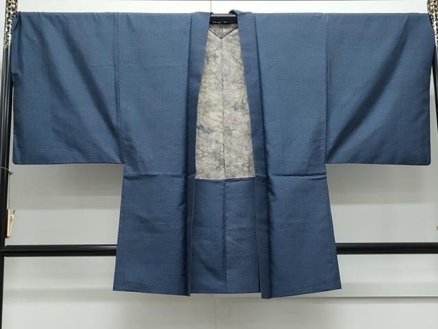 平和屋着物●男性　本場染大島紬　アンサンブル　吉祥文　正絹　逸品　CAAY9574th