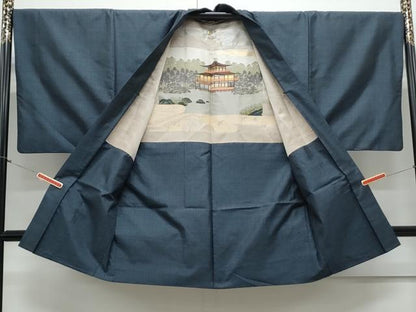 平和屋着物●男性　本場大島紬　アンサンブル　吉祥文　正絹　逸品　CAAY9575th
