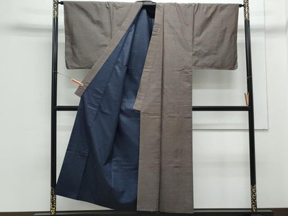 平和屋着物●男性　本場大島紬　アンサンブル　80亀甲　総詰め　正絹　逸品　CAAY9580th