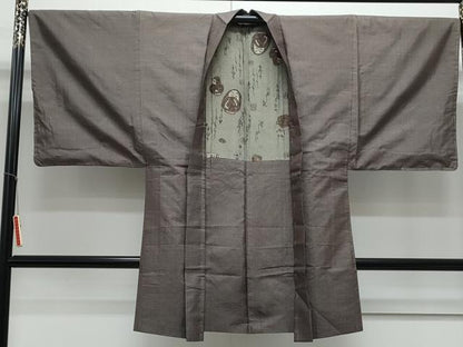 平和屋着物●男性　本場大島紬　アンサンブル　80亀甲　総詰め　正絹　逸品　CAAY9580th