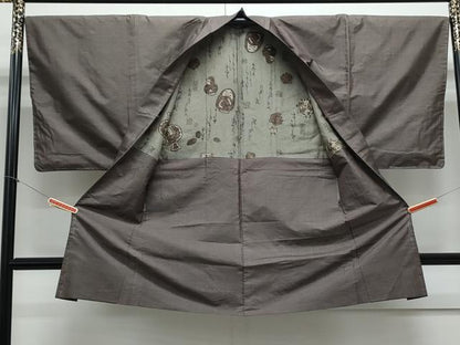 平和屋着物●男性　本場大島紬　アンサンブル　80亀甲　総詰め　正絹　逸品　CAAY9580th