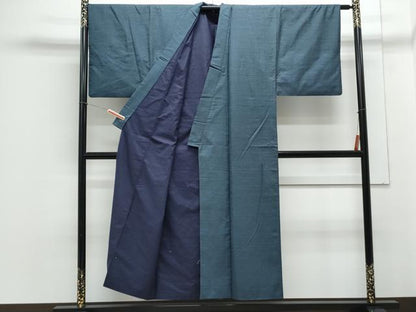 平和屋着物●男性　本場大島紬　アンサンブル　80亀甲　総詰め　正絹　逸品　CAAY9581th