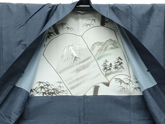 平和屋着物●男性　本場大島紬　アンサンブル　100亀甲　総詰め　正絹　逸品　CAAY9596th