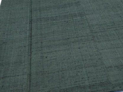 平和屋着物●男性　紬　アンサンブル　色無地　百入茶色　正絹　逸品　CAAY9597th
