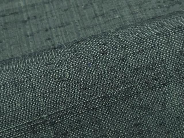 平和屋着物●男性　紬　アンサンブル　色無地　百入茶色　正絹　逸品　CAAY9597th