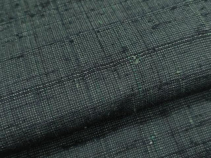 平和屋着物●男性　紬　アンサンブル　色無地　百入茶色　正絹　逸品　CAAY9597th