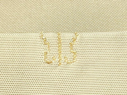平和屋着物●西陣 川島織物 九寸名古屋帯 刺繍 流水草花文 金糸 正絹 逸品 CAAY9612hy
