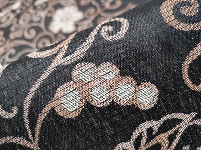平和屋着物▽スリーシーズン 春夏秋 六通柄袋帯 葡萄蔦の葉文 正絹 逸品 CAAY9682hy