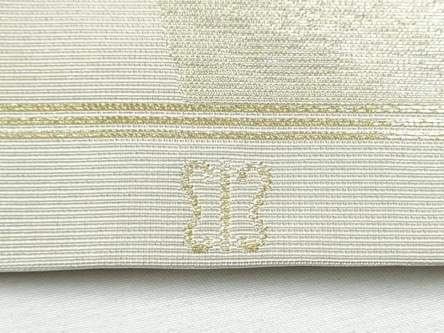 平和屋着物●西陣 川島織物 六通柄 本袋帯 唐織 絵皿花文 金糸 正絹 逸品 CAAY9747hy
