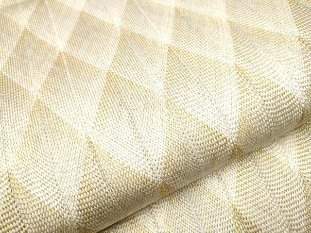 平和屋着物▽スリーシーズン 春夏秋 全通柄袋帯 組織 吉祥文 金糸 正絹 逸品 CAAY9759hy