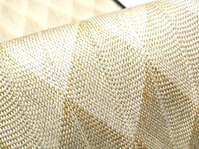 平和屋着物▽スリーシーズン 春夏秋 全通柄袋帯 組織 吉祥文 金糸 正絹 逸品 CAAY9759hy