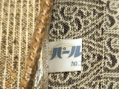 平和屋着物●創業280年　誉田屋源兵衛　両面　全通柄袋帯　ぜんまい紬　コウモリ　霞文　正絹　逸品　CAAY9788hy