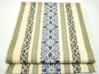 平和屋着物●本場筑前博多織 八寸名古屋帯 花間道 正絹 逸品 CAAY9796hy