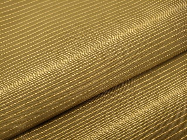 平和屋着物●全通柄袋帯 横段文 金糸 正絹 逸品 CAAY9866hy