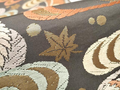 平和屋着物●六通柄袋帯　唐織　鴛鴦観世水文　金糸　正絹　逸品　CAAY9907hy