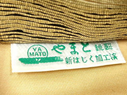平和屋着物●六通柄袋帯　流水文　金糸　やまと誂製　正絹　逸品　CAAY9912hy