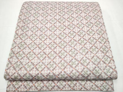 平和屋着物●創作 全通柄袋帯 総絞り 正絹 逸品 未使用 CAAY9914hy
