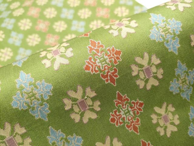 平和屋着物●龍村美術織物 九寸開き名古屋帯 天平双華文 証紙付き 正絹 逸品 CAAY9924hy