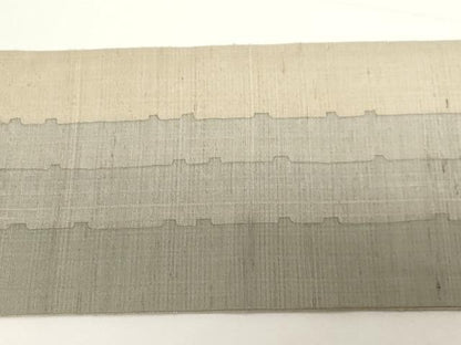 平和屋着物●九寸名古屋帯　生紬　唐辛子　正絹　逸品　未使用　CAAZ0362dy