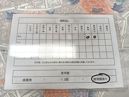 平和屋着物◎六通柄袋帯　唐織　片輪車花文　銀糸　正絹　逸品　CAAZ0428xi