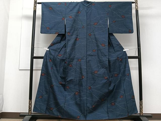 平和屋着物■上質な紬　松づくし　正絹　逸品　CAAZ0769xi