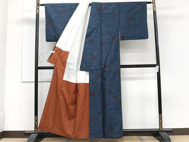平和屋着物■上質な紬　松づくし　正絹　逸品　CAAZ0769xi