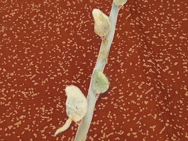 平和屋着物●訪問着　枝蕾　正絹　逸品　CAAZ0803vf