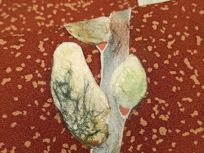 平和屋着物●訪問着　枝蕾　正絹　逸品　CAAZ0803vf