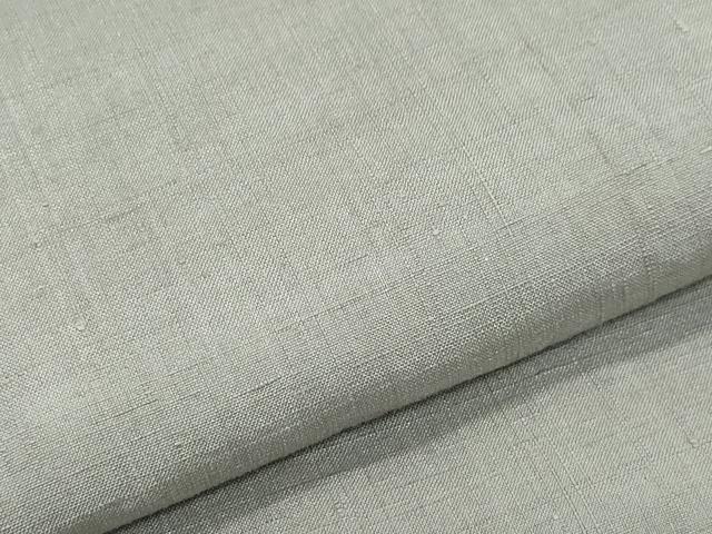 平和屋着物●本場結城紬 重要無形文化財 色無地 茶鼠色 正絹 逸品 CAAZ0820vf