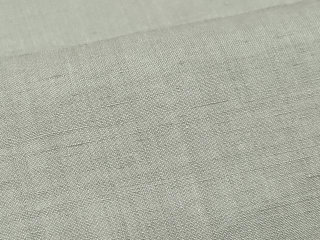 平和屋着物●本場結城紬 重要無形文化財 色無地 茶鼠色 正絹 逸品 CAAZ0820vf