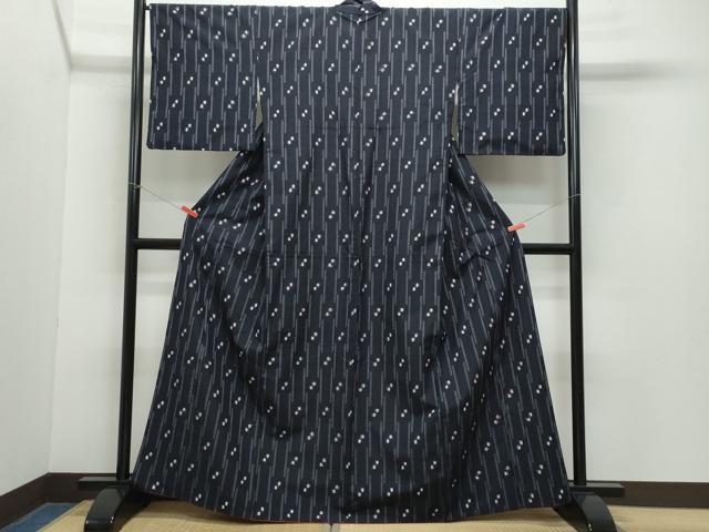 平和屋着物●上質な紬　吉祥文　正絹　逸品　CAAZ0846vf