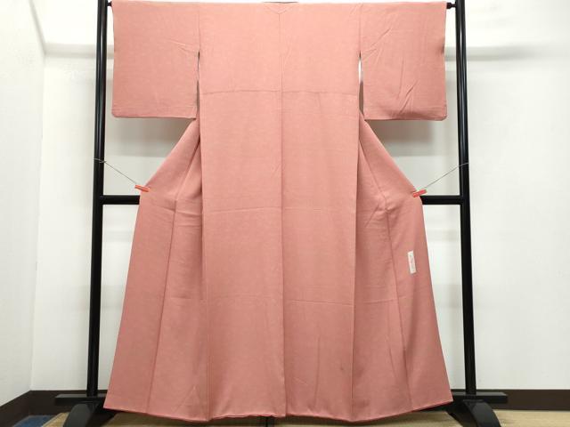 平和屋着物●世界的人形師 辻村寿三郎 ジュサブロー 小紋 舞蝶文 正絹 逸品 CAAZ0849vf