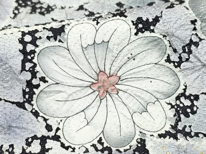 平和屋着物●豪華振袖　辻が花　暈し染め　銀通し地　正絹　逸品　CAAZ0866vf