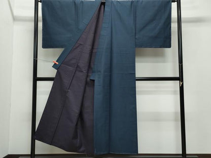 平和屋着物●男性　紬　アンサンブル　吉祥文　正絹　逸品　CAAZ0954vf