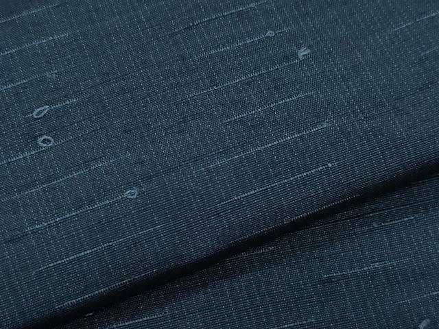平和屋着物●男性　髭紬　アンサンブル　霞文　正絹　逸品　CAAZ0955vf