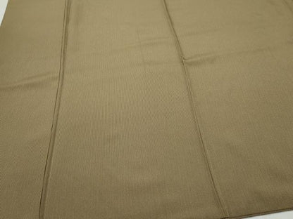 平和屋着物●江戸小紋　万筋　媚茶色×枯色　正絹　逸品　CAAZ0965vf