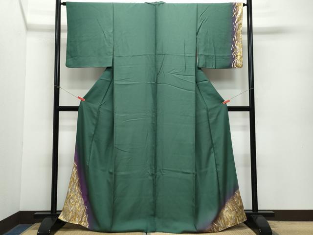 平和屋着物●訪問着 吉祥文 金銀彩 正絹 逸品 CAAZ0985vf
