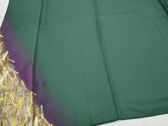 平和屋着物●訪問着 吉祥文 金銀彩 正絹 逸品 CAAZ0985vf