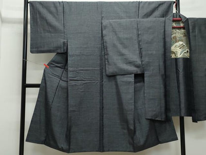 平和屋着物●男性 本場大島紬 アンサンブル 100亀甲 総詰め 正絹 逸品 CAAZ1006vf