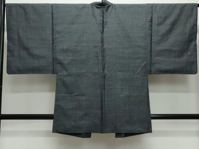 平和屋着物●男性 本場大島紬 アンサンブル 100亀甲 総詰め 正絹 逸品 CAAZ1006vf