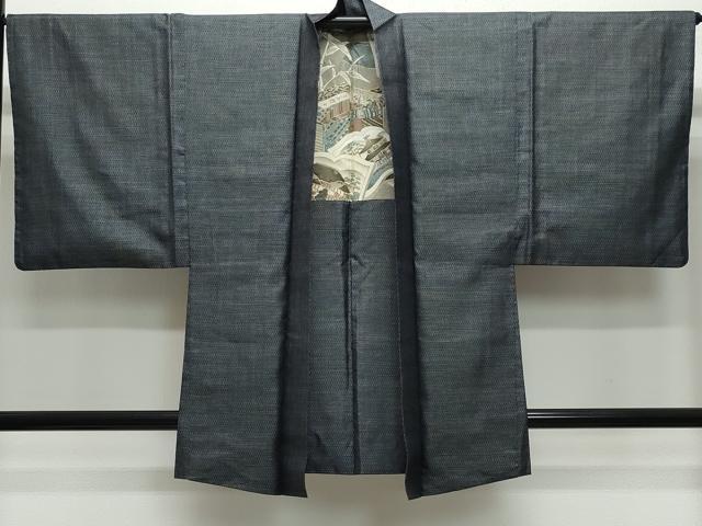 平和屋着物●男性 本場大島紬 アンサンブル 100亀甲 総詰め 正絹 逸品 CAAZ1006vf