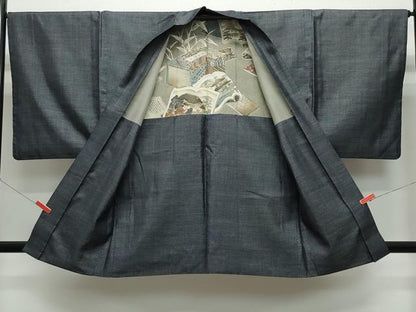 平和屋着物●男性 本場大島紬 アンサンブル 100亀甲 総詰め 正絹 逸品 CAAZ1006vf