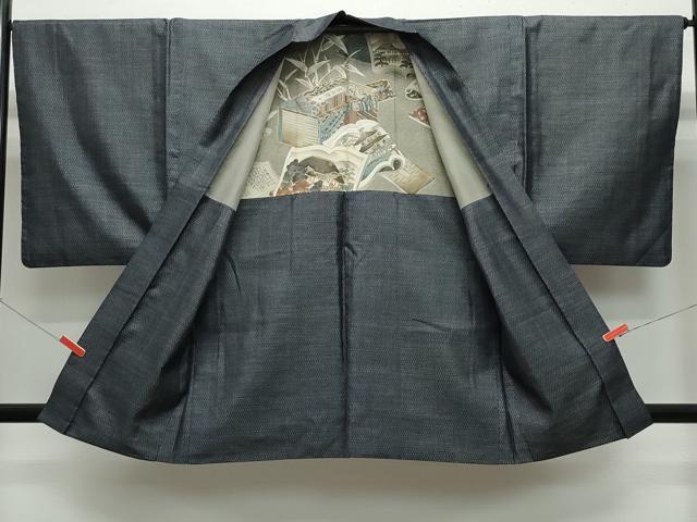 平和屋着物●男性 本場大島紬 アンサンブル 100亀甲 総詰め 正絹 逸品 CAAZ1006vf