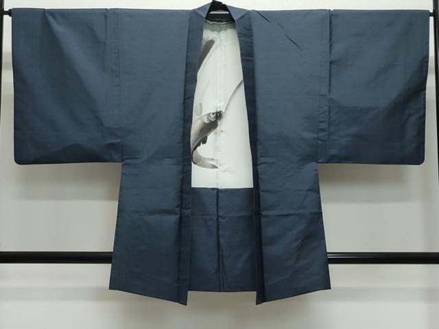 平和屋着物●男性　本場大島紬　アンサンブル　80亀甲　総詰め　正絹　逸品　CAAZ1007vf