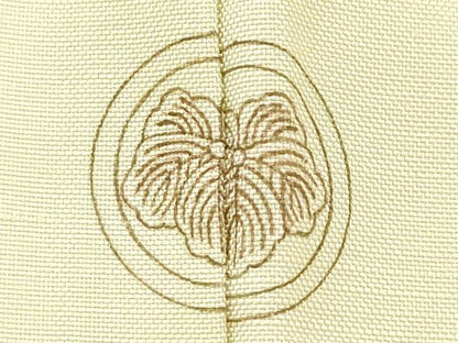 平和屋着物●訪問着 作家物・阿部武 紬地 手描き 遠山風景草木文 正絹 逸品 CAAZ1012vf